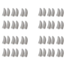 18-Pin Carbon Fiber Finger Sleeves for PUBG Mobile Games Contact Screen Finger Sleeves White(48 Pcs)