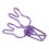 20 Pcs Purple Metal Clips, 3.3x1.2cm Multipurpose Spring Binders 1