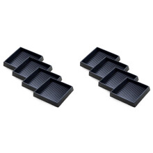 8 Stuks Antislip Meubelpads - 2,5 X 2,5 Inch Vierkante Rubberen Antislip Zwenkwielen, Onderzetters, Bank, Stoel, Bedstoppers