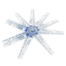 Plastic Feeler Gauge 0.05-1mm Thickness Measuring Tools 13 in 1 Feeler Gauge for Measuring Gaps