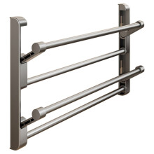 Bathroom Slipper Rack Wall-Mounted Non-Perforated Double-Layer Slipper Hanger Shoe Rack Foldable Storage Rack