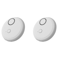 Deur Raam Trillingssensor Alarm 130Db Instelbare Gevoeligheid Alarm Magazijn Beveiligingssensor voor Thuiskantoor 2-Pack