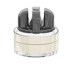 Knives Sharpener Multi-Angle Pocket Knifes Sharpener & Kitchen Sharpener with Suction Base for Knives, Scissors Black