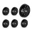 6 Pcs Garbage Disposal  Guard Sink Baffle Cover - with Multi - Function Drain Plugs for Whirlaway, for Waste King 1