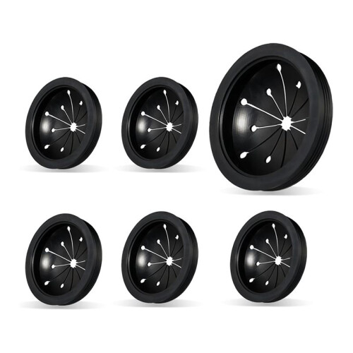 6 Pcs Garbage Disposal  Guard Sink Baffle Cover - with Multi - Function Drain Plugs for Whirlaway, for Waste King