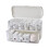 Compact Transparent Desktop Cable Organizer Box with Lid-No Cord and Charger Storage Solution for Home Organization A 1