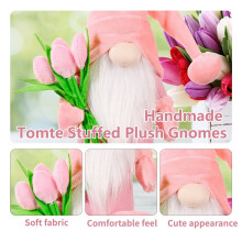 Kabouters voor Binnen, Lente Zomer Kaboutervakantiedecoraties, Handgemaakte Tomte Gevulde Pluche Kabouters