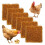 6Pcs Washable Chicken Nesting Pads,Chickens Nesting Pads Artificial Grass Rug Reusable Hens Nest Boxes Pad 1