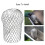 6 Pack Gutter Guards, Gutter Downspout Guards, Aluminum Gutter Guards Screen Filters, Gutter Downspout Protectors 5