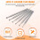 6 Pcs Round Cup Burr - 3/32Inch Shank Jewelry Making Burs Wire Rounder Bits 2
