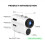 NK-600  Perambulator Intelligent Reminder Rangefinder USB Charge Magnification Rangefinder Telescope Range Finder A 9