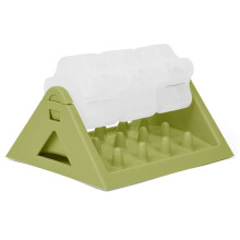 Interactive Slow Feeder Dog Bowl - Puzzle Toy for Relief and Boredom Dog Feeding Toy Puzzle Cat Bowl Controlled Feeding Green