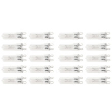 20 X Halogen Bulb Lamp G9 230V 40W Warm White for House
