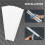 39Pcs  Grip Tape Double Sided  Club Grips Pre-Cut  Rubber Strips 3