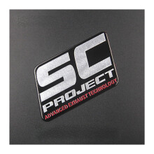 Motorcycle Exhaust Sticker 3D Aluminum Heat Resistant Decal with Strong Adhesive PQT113 Universal Fit