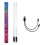 10x LED Light Emitting Drumsticks 15 Colour Gradient USB Rechargeable+ Electronic Drumsticks for Stage Performance 2