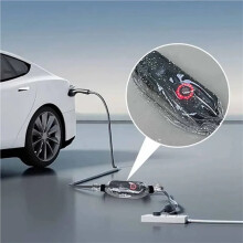 3X Universal New Car Charging Port Rain Cover Rainproof Dustproof EV Charger Protect Cover
