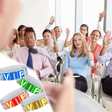 2400 Pack VIP Paper Bracelets VIP Wristbands Waterproof VIP Wristbands Neon Colored Wristbands Variety for Events Party