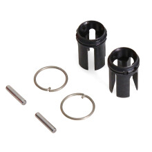 2X RC Car Upgrade Front Straight Shaft Sleeve Shaft Cup Kit for 1/10  XV02/XM01/TT02 RC Car Upgrade Parts