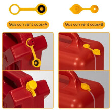Gas Can Spout Replacement Kit, Gas Can Nozzle Replacement Fit for 1/2/5/10 Gallon Gas Cans, Flexible Nozzles Kit