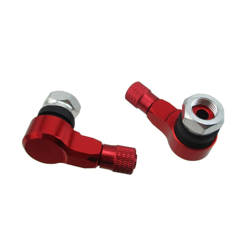Cnc Aluminum Tubeless Valve Stem For Motorcycle Wheel Tire Â Fast Identification And Style Red 9092120672244