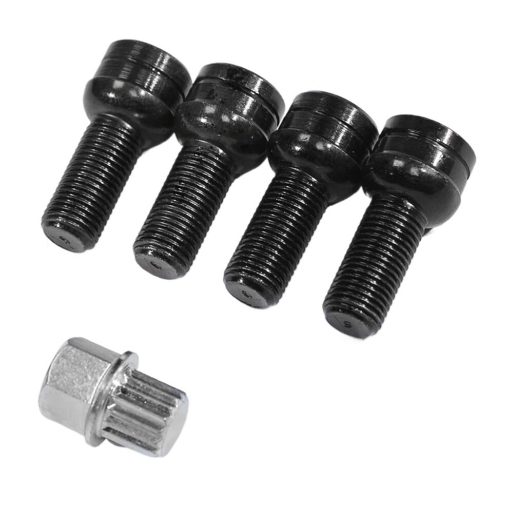 17Mm Anti Theft Wheel Lock Nuts And Bolts Set For Alloy Wheels Secure Clamp 9455672184304