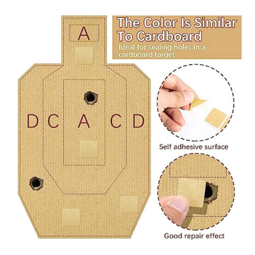 4000Pcs Premium Quality Square Target Pasters-2.2cm Self-Adhesive Target Stickers