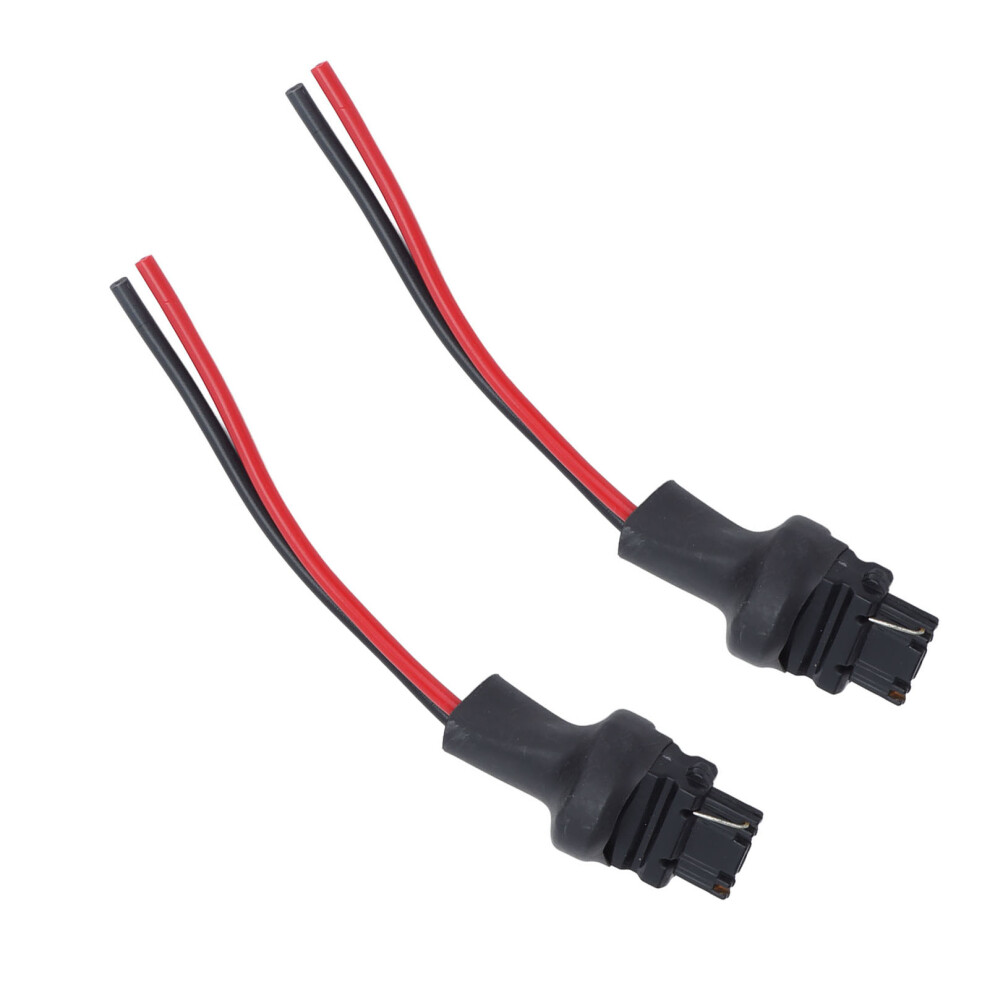 2Pcs 12V-24V Copper Socket Wires For Headlight Fog Lamps, Multiple Bulb Types 8721390523406
