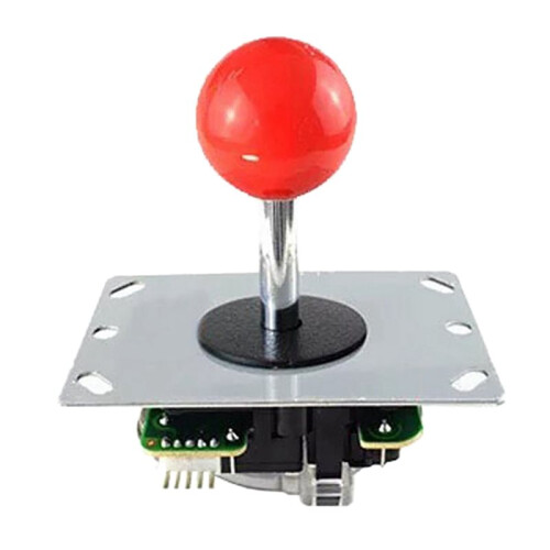 4X Arcade Joystick Controller Joystick Joystick with Circuit Board 5P Pin Without Light Joystick Game Console Handle D 1