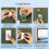 5-Level Sensitivity Adjustment Window Glass Break Vibration+Magnetic Door Sensor, Requires Alarm Host to Operate 5