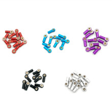 20Pcs Metal M3 Tie Rod End Joint Link for 1/10 RC Car Crawler AXIAL SCX10 Trx4 D90 CC01,3