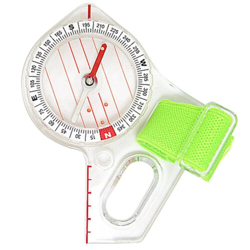 5X Professional Outdoor Thumb Compass Competition Elite Direction Compass Portable Compass Map Scale 1