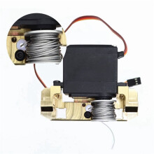 4 Piezas 25T Engranaje de Dirección Servo Cabrestante Rueda Tambor para 1/10 RC Crawler Car Trx4 Axial SCX10 90046 MST Piezas de Mejora