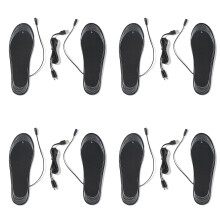 8X USB Heated Shoe Insoles Electric Foot Warming Pad Feet Warmer Sock Pad Mat Winter Outdoor Sports Heating Insoles