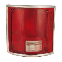 Left Driver Side Tail Light Lens GM2800122 for 5.7L Direct Fit Replacement Red Clear