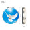 4pcs 10 Inch Peace  Double Layer Hand Tambourine 9