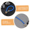 Universal Air Compressor Hose Replacement for Tire Inflator, Flexible Leak Design 3
