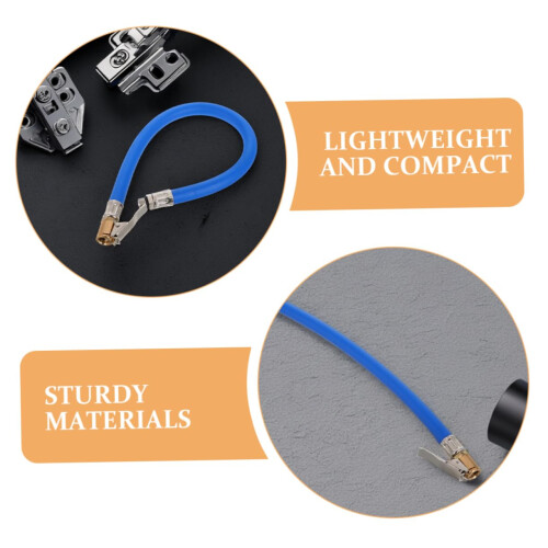Universal Air Compressor Hose Replacement for Tire Inflator, Flexible Leak Design 2