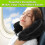 2X Neck Pillow Stuffable with Clothes,Stuffable Neck Pillow for Traveling,Fillable Neck Pillow Extra Storage Black 3