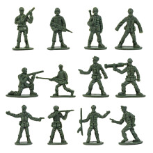 1440 Sztuk/Zestaw 1/72 DIY Symulacja Plastikowe Figurki Żołnierzy Figurki Model Figurki Żołnierzy Akcesoria do Piaskowania Stołowego
