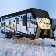 Heavy Duty Waterproof RV Roof Cover 16–41ft Universal Fit UV Protection AllSeason Weather Shield