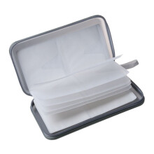 2X 80 Disc Album Cd Dvd Carry Cover Case Wallet Storage Holder Bag Hard Box - Silver