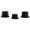30Pcs Bouton de Commande Boutons de Commande Audio de Volume pour Pièces de Guitare Électrique Jazz Bass 5