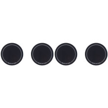 4X Bass Drum Patch,Drum  Drum Percussion Instrument Accessories,Bass Drum Patches Black 11 X 11cm