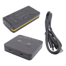 2X M.2 Duplicator M.2 Dual Bay SSD Enclosure External Hard Disk Docking Station with Clone for M2 HDD SSD
