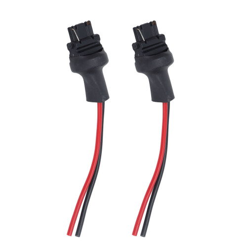 2Pcs 12V-24V Copper Socket Wires for Headlight Fog Lamps, Multiple Bulb Types 2
