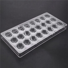 3X Skalformad HåRd Chokladform 3D Sea Shell Polykarbonat Klar Ice Jelly Candy Mould