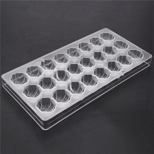 3X Shell Shape Hard Chocolate Mold 3D Sea Shell Polycarbonate Clear Ice Jelly Candy Mould