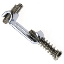 Set of 30 Replacement Chrome Tremolo Bridge Saddles for Electric Guitar
