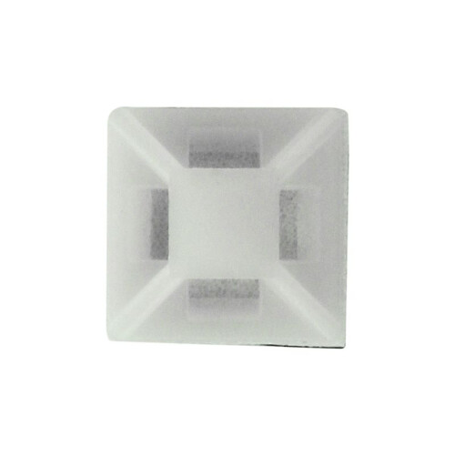 Self-Adhesive Plastic Wire Bundle Holder 3Mm Cable Tie Mount Base 200Pcs 2